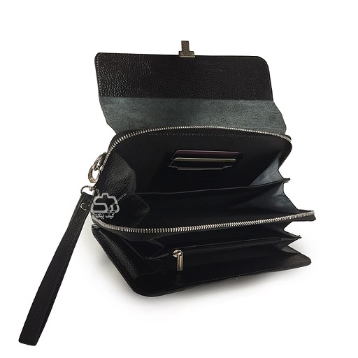 کیف دستی چرم پاسپورتی مردانه مدل 5504 - Image 5