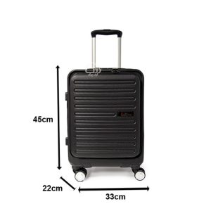 چمدان مسافرتی Crown مدل 617 سایز کوچک چرخدار جنس ABS باکیفیت و سخت