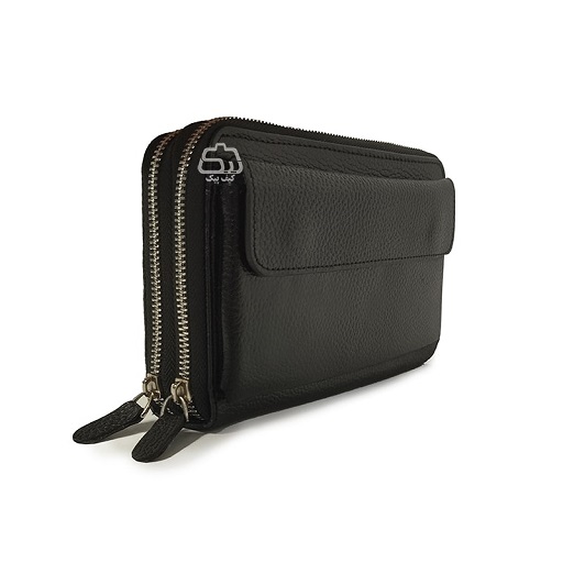 کیف دستی چرم طبیعی اسپرت مدل 5503 مناسب نگهداری مدارک و پول و کارت بانکی - Image 3