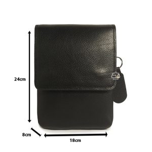 کیف چرم طبیعی دوشی مدل 1147 مردانه