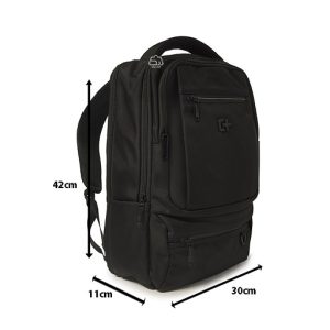 کوله پشتی اسپرت برزنتی لپ تاپ Cplus مدل 49482032 با محافظ مخصوص نگهداری لپ تاپ تا 15.6 اینچ