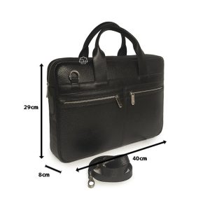 کیف اداری چرم طبیعی دو دسته مدل 1148 اسپرت